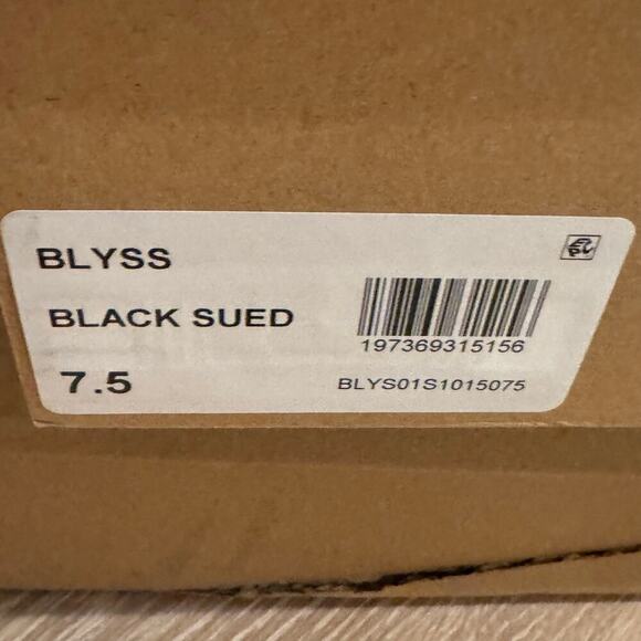 Steve Madden Blyss Women's Boots Pointed Toe Black Suede Size 7.5 NWB - Picture 11 of 13